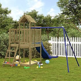 vidaXL Lekplats impregnerad furu 3155842