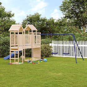 vidaXL Lekplats massiv furu 3155909