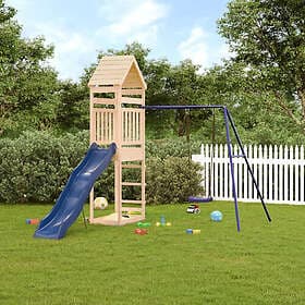 vidaXL Lekplats massiv furu 3156907