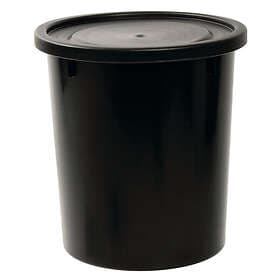 Nordiska Plast Tunna 35L Med Lock Svart