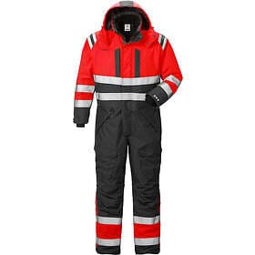 Fristads Vinteroverall Kl 3 Röd/Svart S