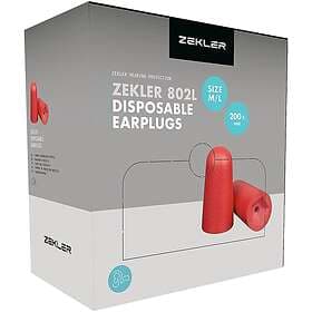 Zekler 802L Hörselpropp 200 par Storlek: L