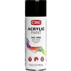 CRC Acrylic paint svart blank RAL 9005 (400ml)