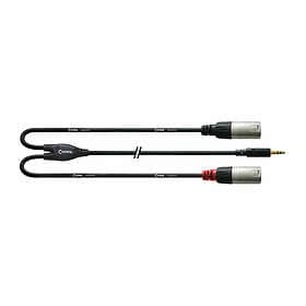Cordial CFY 1,8 WMM 3,5mm minitele stereo 2 x XLR Male, 1,8m