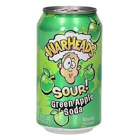 Warheads Sour Soda Green Apple 355ml