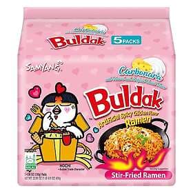 Samyang Buldak Carbonara Hot Chicken Ramen Noodles 650g (130g x 5)