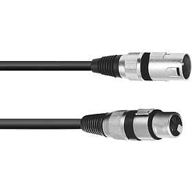 Omnitronic XLR cable 3pin 7,5m bk