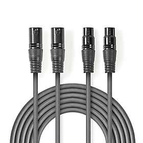 Nedis 2xXLR > 5m [3-pin]