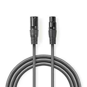 Nedis DMX Cable 3-Pin Dark Grey 1,5m