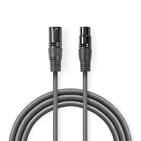 Nedis DMX Cable 3-Pin Dark Grey 10m
