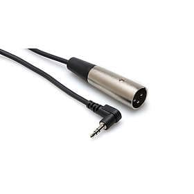 Hosa XLR Ma > 3,5mm ST Angled 0,3m