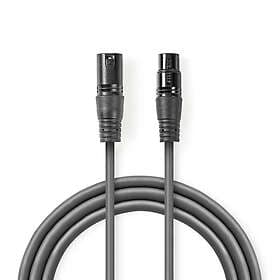 Nedis DMX Cable 3-Pin Dark Grey 5m