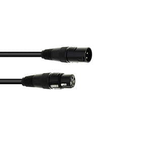 Eurolite DMX cable XLR 3pin 15m bk