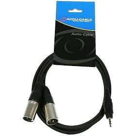 Accu-Cable 2xXLR Ma > 3,5mm 3m