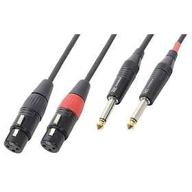 Connex PD Cable 2xXLR Female-2x6.3 Mono 1,5m