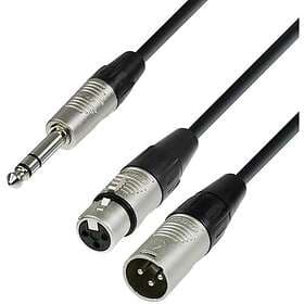 Adam Hall 1x6.3mm ST > 1xXLR Fe Ma 1,8m