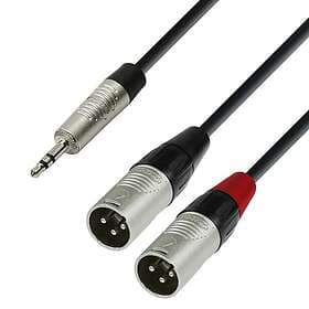Adam Hall 3,5mm Ma > 2xXLR 3m