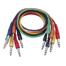 DAP Audio 1x6.3mm ST > 0,3m (6-pack)