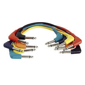 DAP Audio 1x6.3mm angled > 0,3m (6-pack)