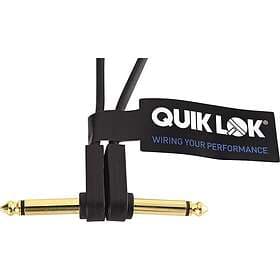 Quik Lok Pedal Connecting Flat Cable Gold 0,30m