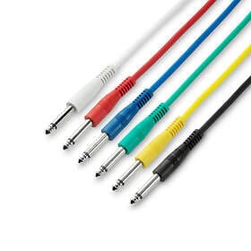 Adam Hall 6,3mm Ma MO > Patch 6-pack 0,3m