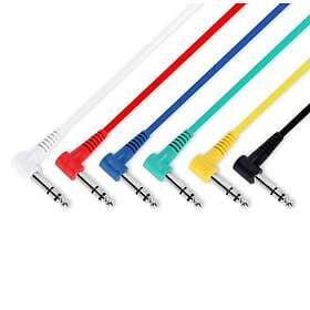 Adam Hall 6,3mm Ma > Angled 0,6m Patchcable
