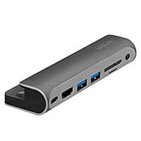 LogiLink USB-dockningsstation iPad 7-port USB3.2 Alu UA0385