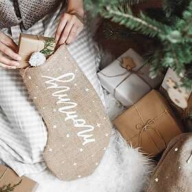 Party Deco Mommy Jute Julstrumpa Julstrumpor Unisex name
