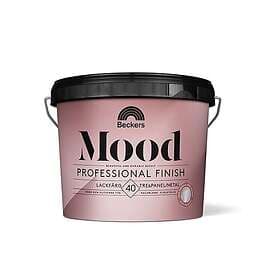 Beckers Mood Pro Finish Lackfärg 40 Halvblank, 200 Vit, 3l 710003996