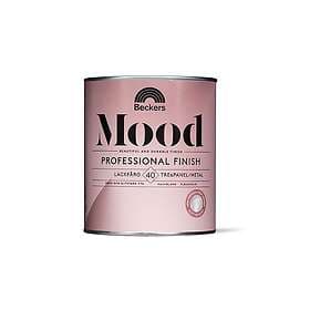 Beckers Mood Pro Finish Lackfärg 40 Halvblank, 200 Vit, 0,75l 710003995