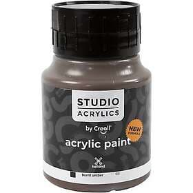 Cerall Creall Studio Akrylfärg Täckande Burnt Umber (69) 500ml