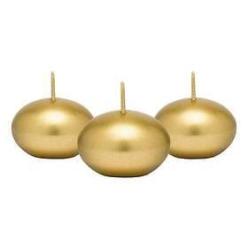 PartyDeco Flytande Ljus Guld Metallic 50-pack