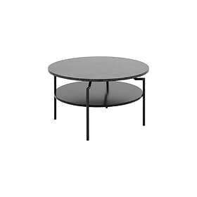 Nordform Soffbord Goldie, Diameter 80 cm Svart