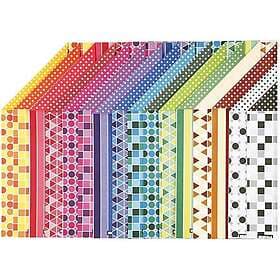 Creativ Company Rivkartong Colorbar Mixade Färger A4 210x297 mm 250g 1 Förp rivkartong, A4, mm, g, 16 mix. ark/ f 26320