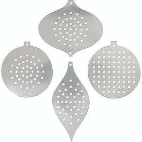Creativ Company Sykartong HålStl 3 mm 8 st/1 Förp Sykartong, metallicsilver, H: 8,5-12 cm, Hålstl. mm, st. 219612