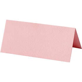 Creativ Company Bordskort Stl 9x4 cm 20 st/1 Förp Bordskort, ljusröd, rosa, stl. cm, 220g, st./ 1 förp 228719