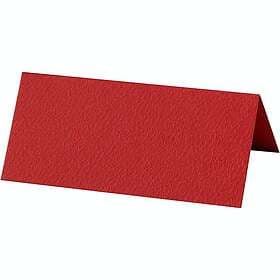 Creativ Company Bordskort Stl 9x4 cm 20 st/1 Förp Bordskort, röd, stl. cm, 220g, st./ 1 förp. 228713