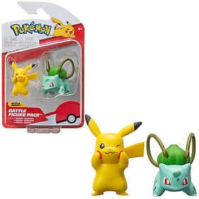 Pokémon Battle Figure Figurer Bulbasaur & Pikachu 2-pack