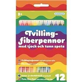 Kärnan Fiberpennor Tvilling 12 st