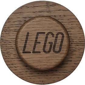 LEGO 1x1 Väggkrokar i Trä, Oak Dark Stained