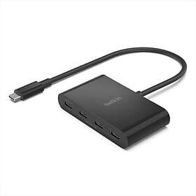 Belkin 4 port USB-C 3,2 Gen2 Hub 100W PD