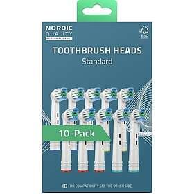 Nordic Quality EB17P Standard Clean Brush heads 10-pack