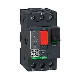 Schneider Electric Tesys gv motor circuit breaker gv2me10 thermal-magnetic 4-6,3a 2,2kw@400v icu100ka pushbutton