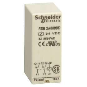 Schneider Electric Relay+socket.2co.24vdc