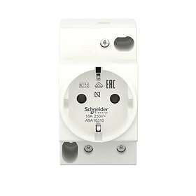 Schneider Electric Acti9 ipc modular din power socket 16 a 2p e 250 v ac vde