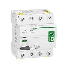 Schneider Electric Rccb earth leakage protection 4p 40a 30ma b-class speciel design for ev-al vehicle charger ac/dc