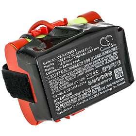 Batteri till Gardena McCulloch Rob R600 mfl