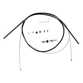 XLC Br-x90 Double Head Drum Brake Cable/cover Kit Svart 1,5 x 1700/2350 mm