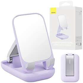 Baseus Folding Phone Stand with Mirror Lila