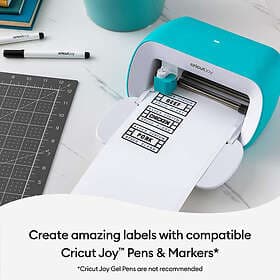 Cricut Joy Smart Label Writable Vinyl Removable 4-pack Svart